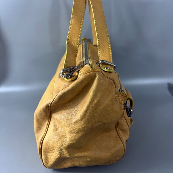 Marc Jacobs Yellow Leather Multi-pocket Satchel Bag - Picture 5 of 13